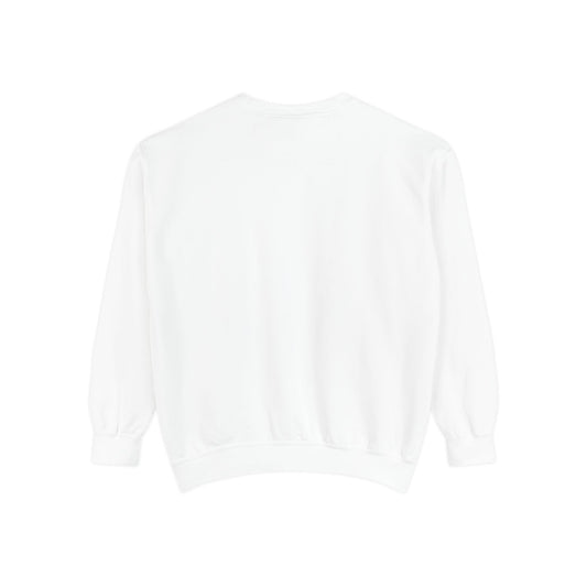 Abstract Face Sweatshirt — Minimalist Doodle Graphic Crewneck