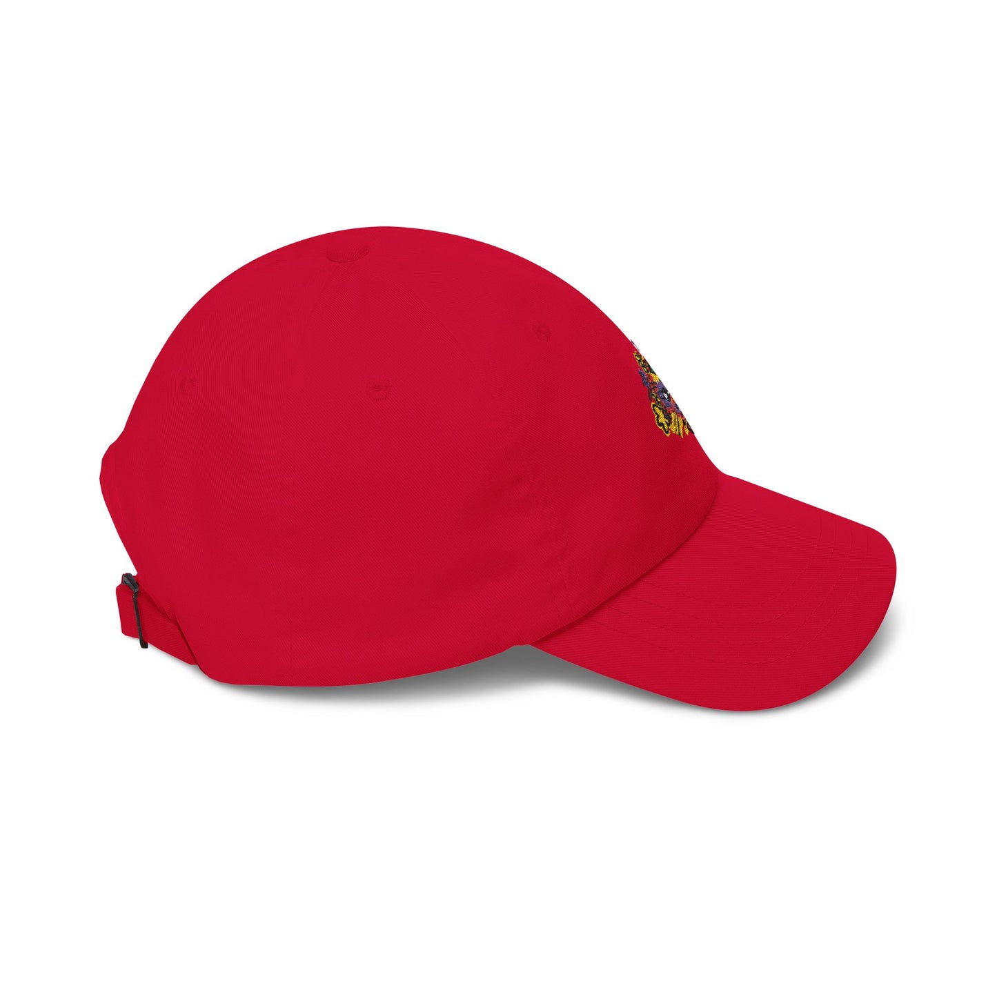 “Flower boi” Dad Cap — Colorful Floral Puzzle Embroidered Baseball Hat