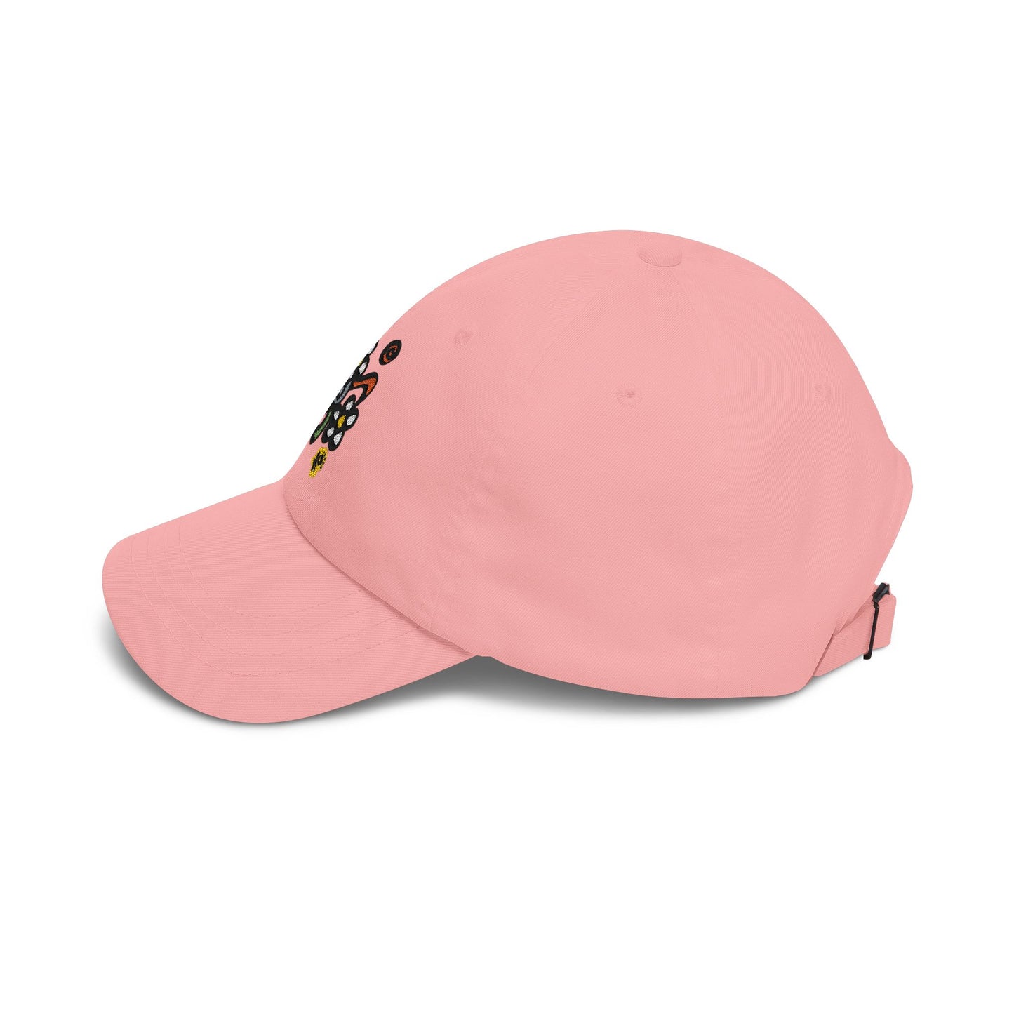 Doodle Daisy Dad Cap — Embroidered Floral Cap