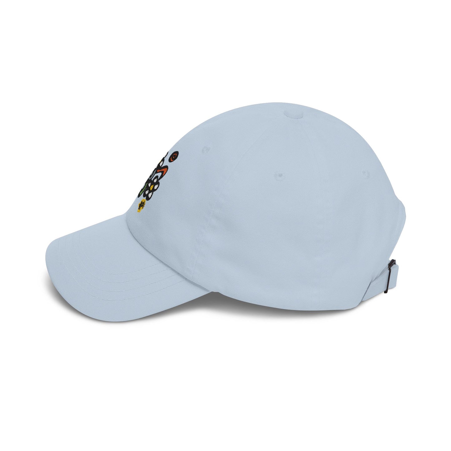 Doodle Daisy Dad Cap — Embroidered Floral Cap
