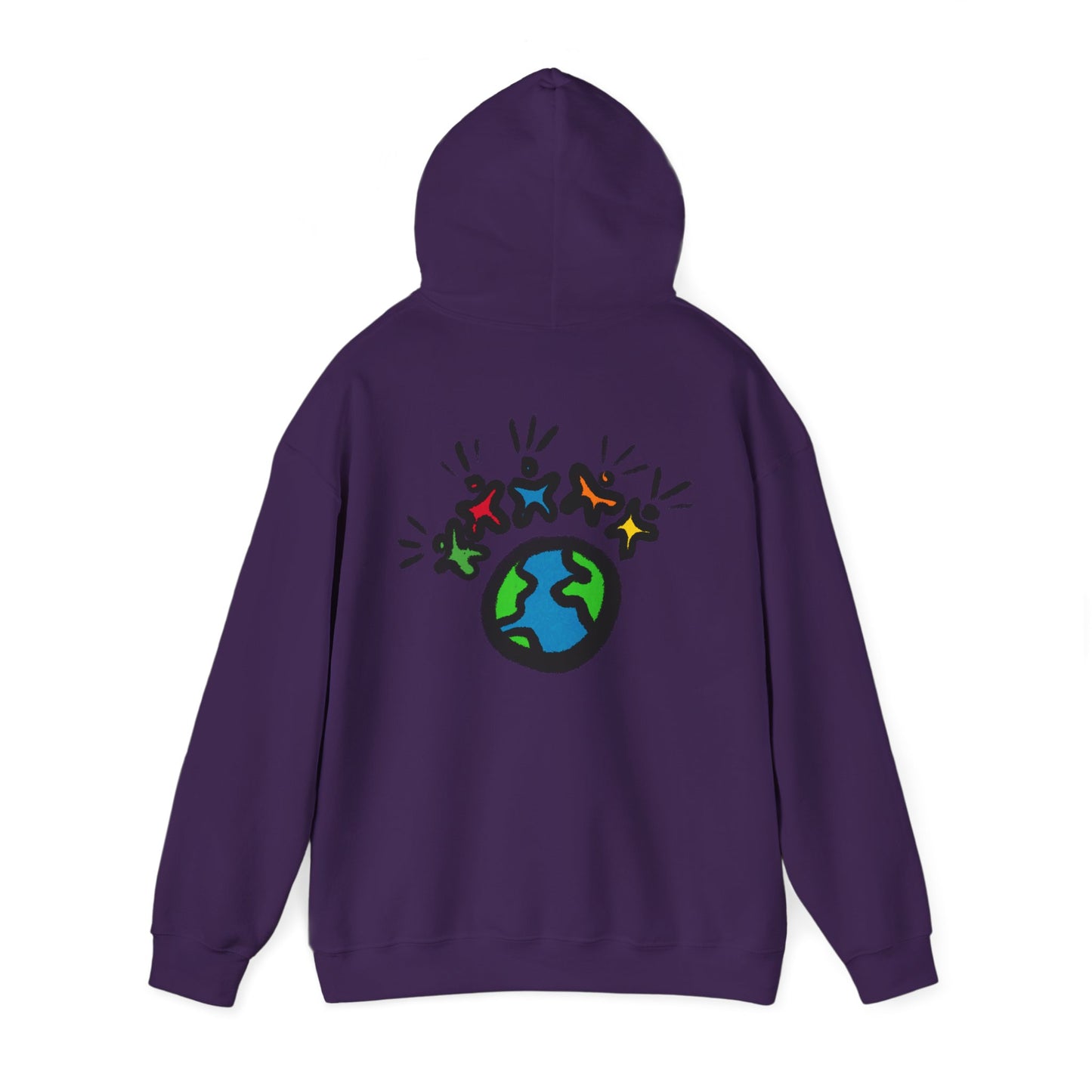 "Earth & Friends" MoDoBo Graphic Hoodie - Unity Planet Design