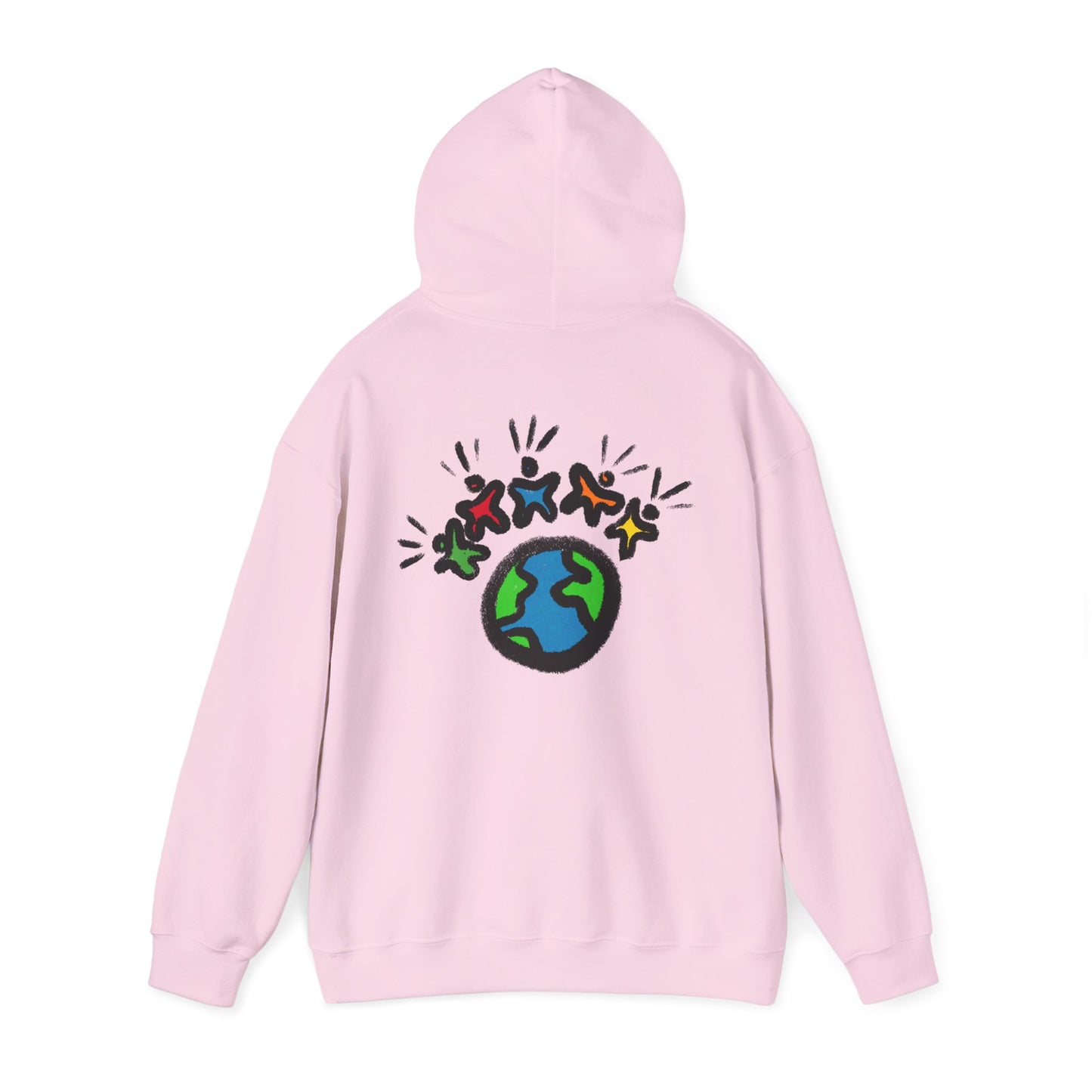 "Earth & Friends" MoDoBo Graphic Hoodie - Unity Planet Design