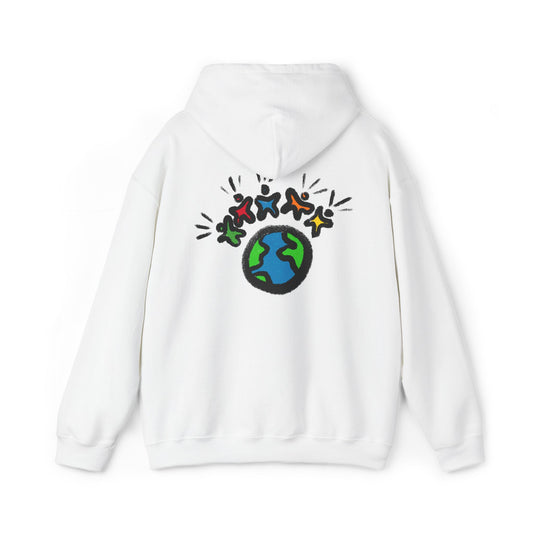 "Earth & Friends" MoDoBo Graphic Hoodie - Unity Planet Design