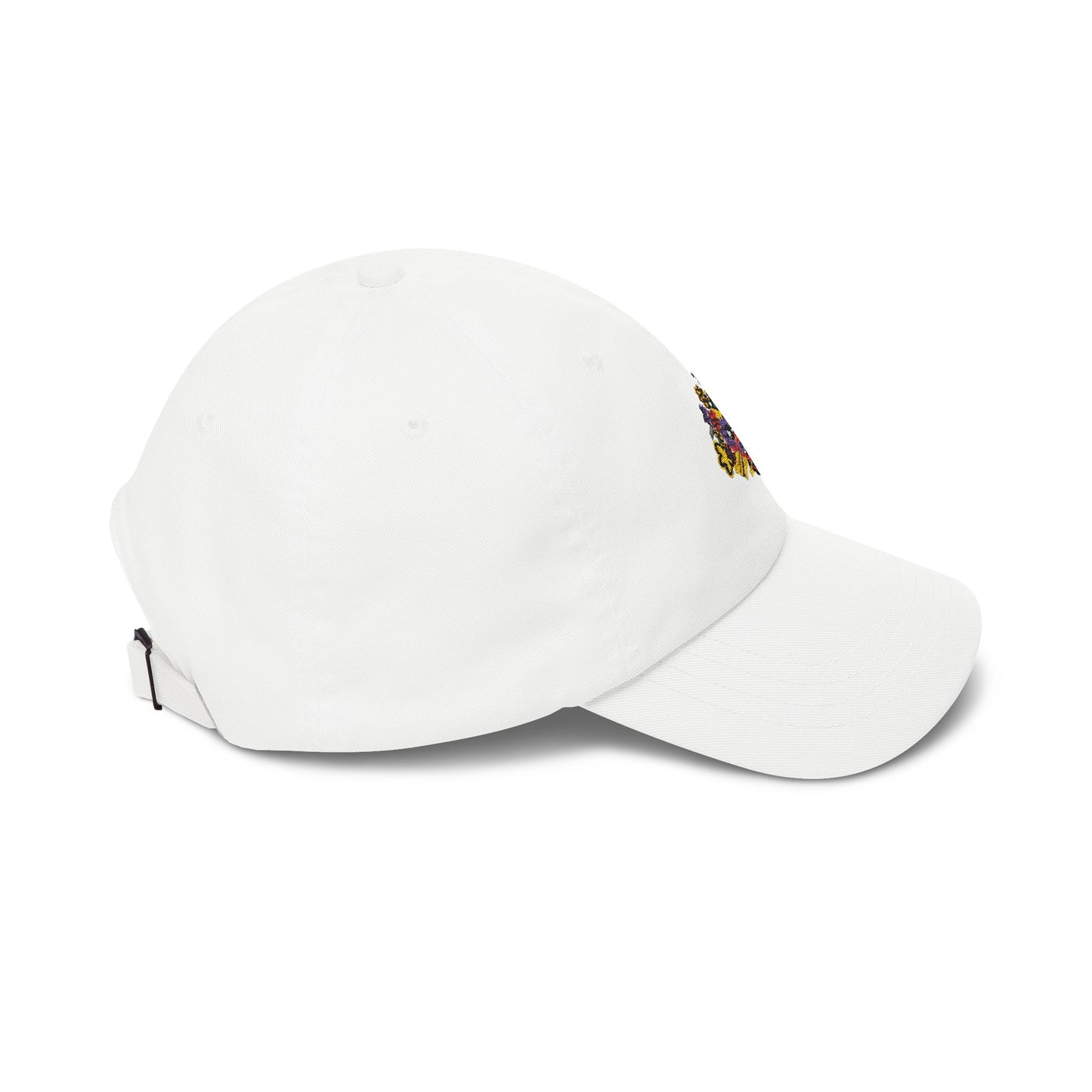 “Flower boi” Dad Cap — Colorful Floral Puzzle Embroidered Baseball Hat