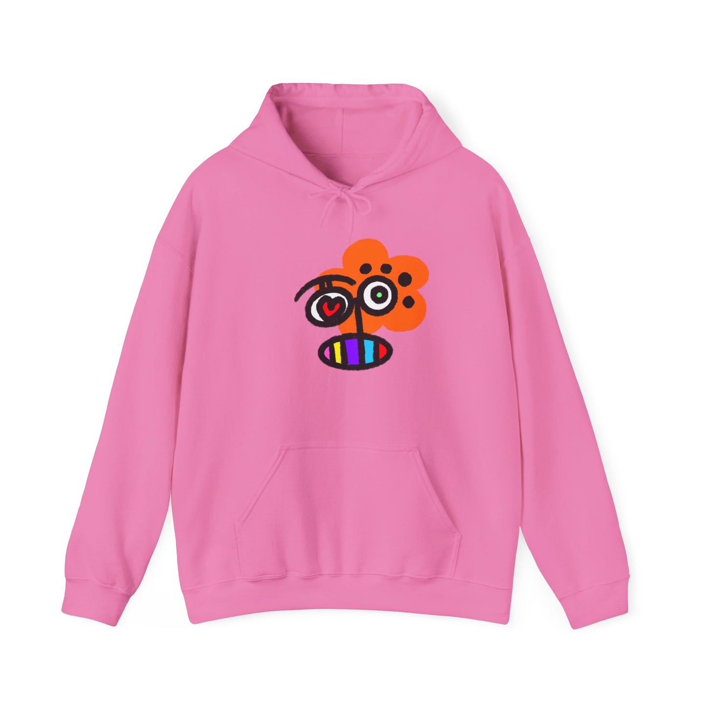 Keith Haring Style Dancing Figures Hoodie