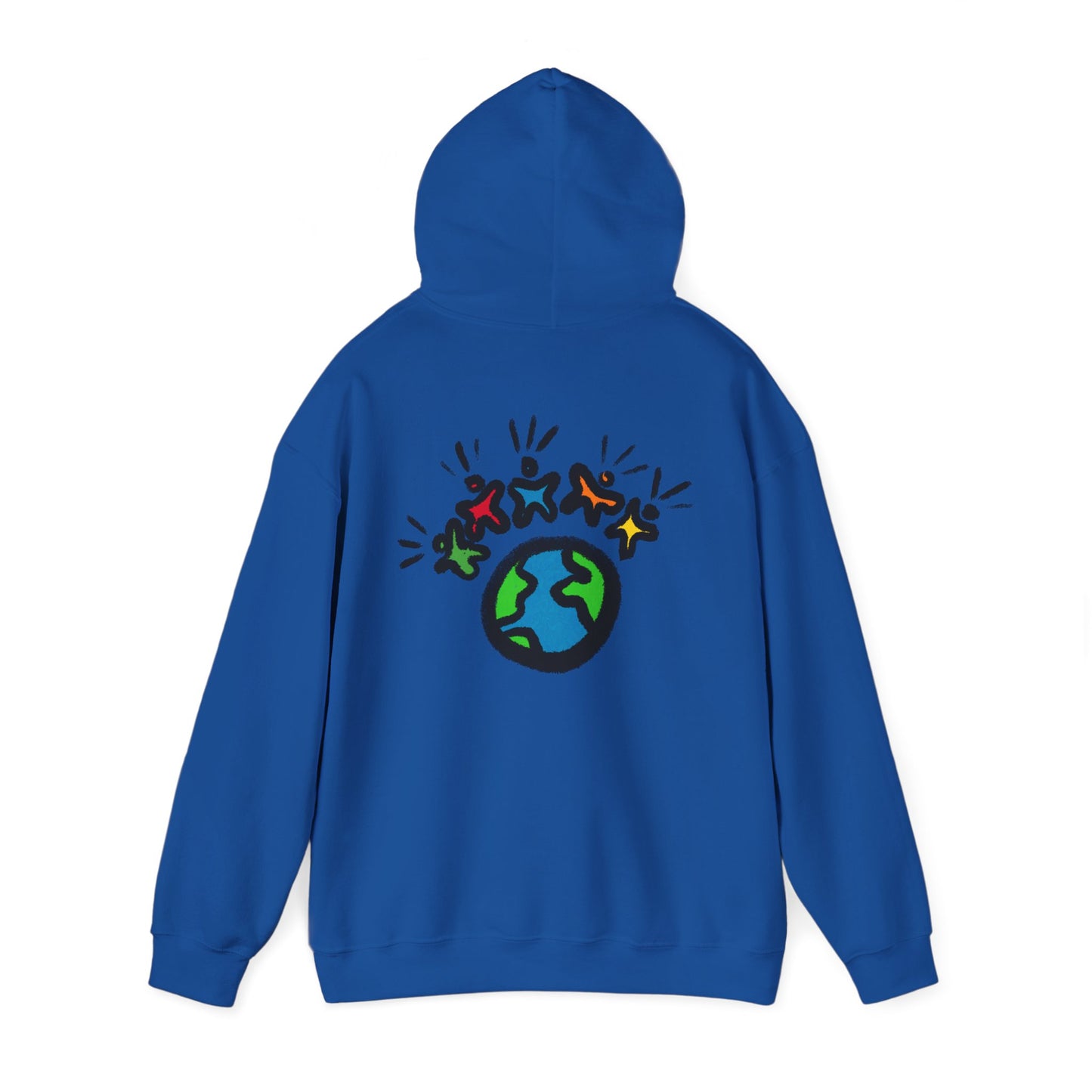 "Earth & Friends" MoDoBo Graphic Hoodie - Unity Planet Design