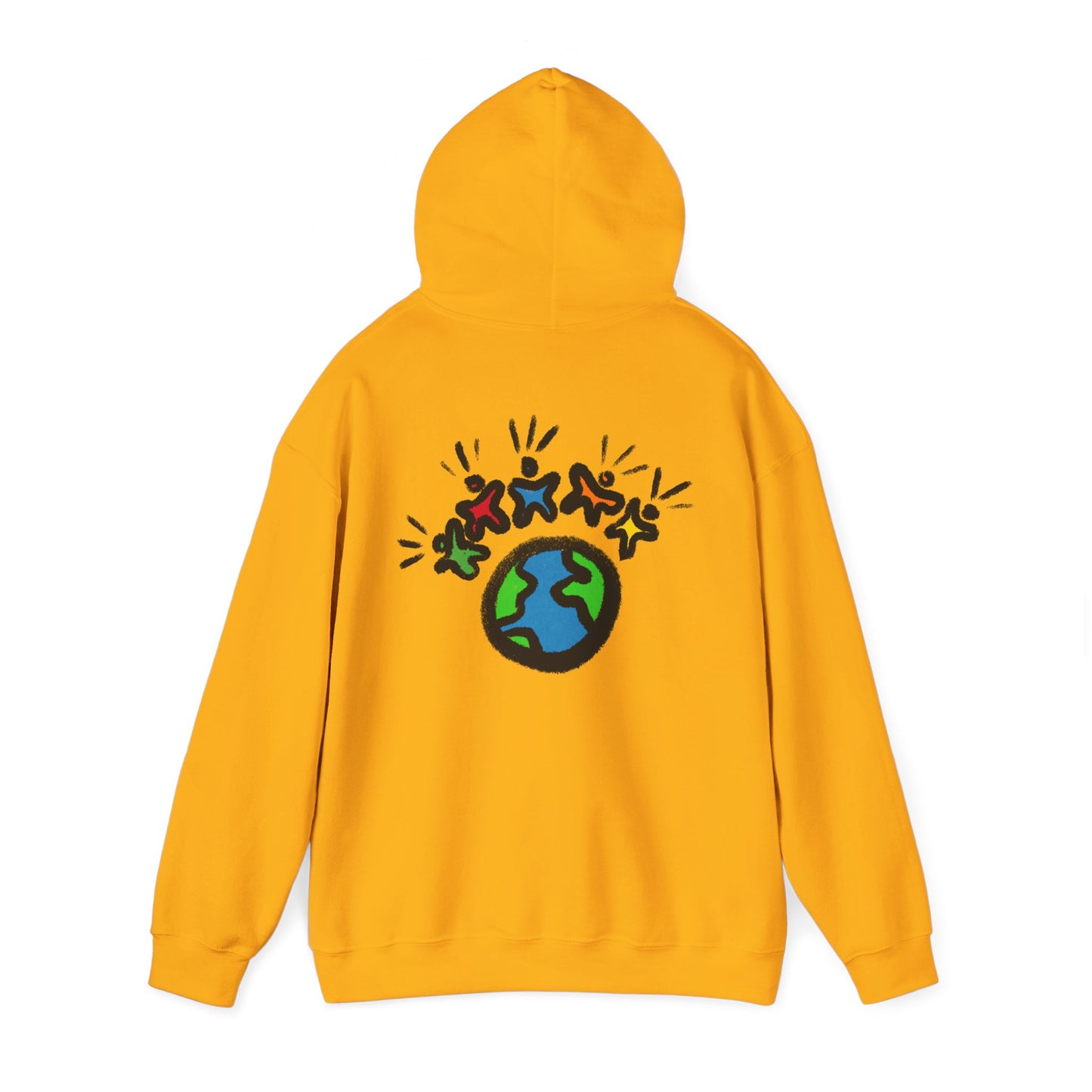 "Earth & Friends" MoDoBo Graphic Hoodie - Unity Planet Design