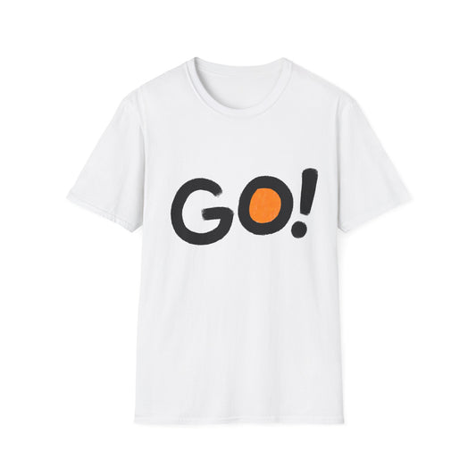 GO! Graphic Tee — Motivational Sports & Running Shirt