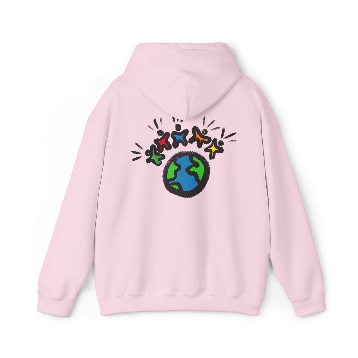 "Earth & Friends" MoDoBo Graphic Hoodie - Unity Planet Design