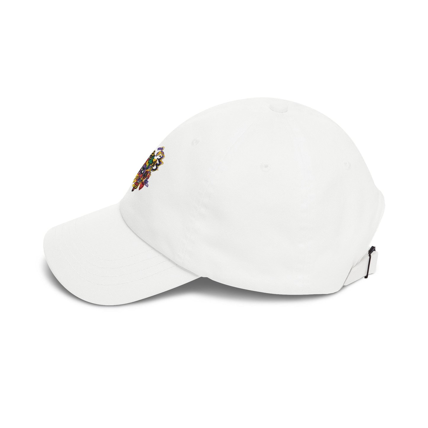 “Flower boi” Dad Cap — Colorful Floral Puzzle Embroidered Baseball Hat