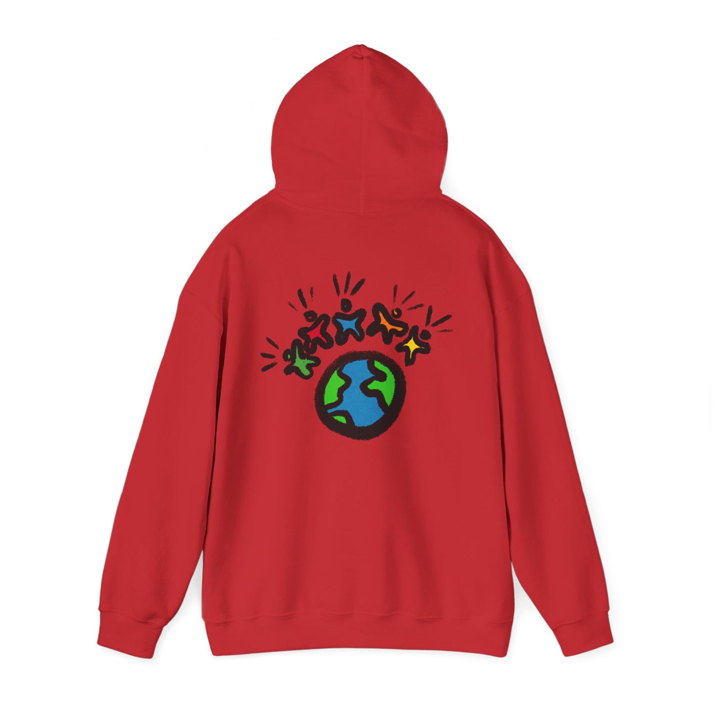 "Earth & Friends" MoDoBo Graphic Hoodie - Unity Planet Design
