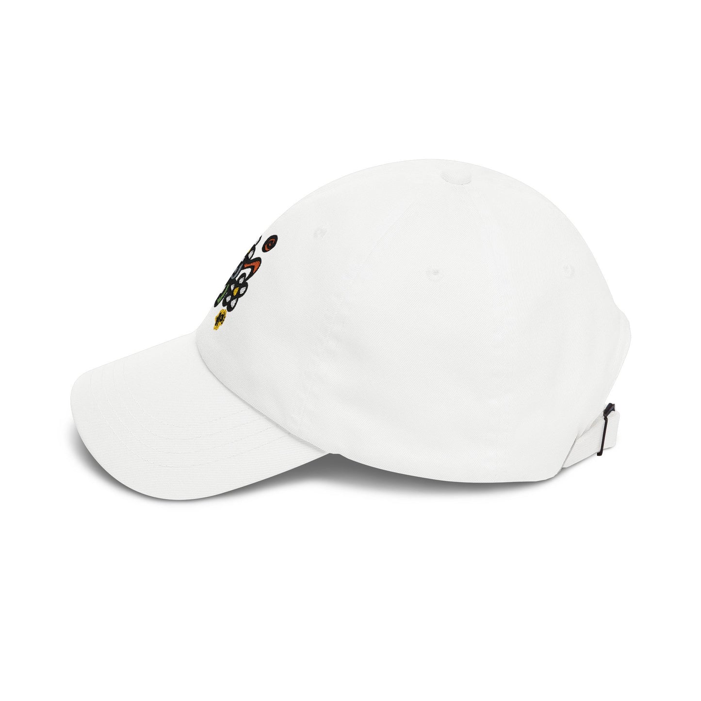 Doodle Daisy Dad Cap — Embroidered Floral Cap
