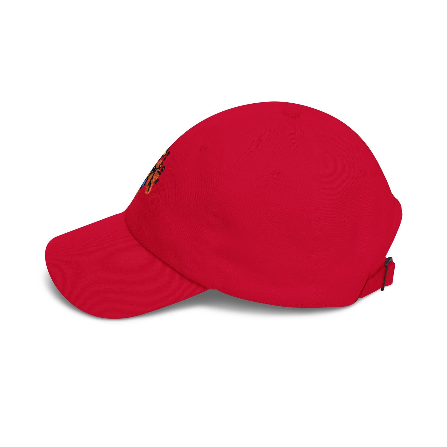 Classic Abstract Cap — Playful Crowned person Embroidered Hat