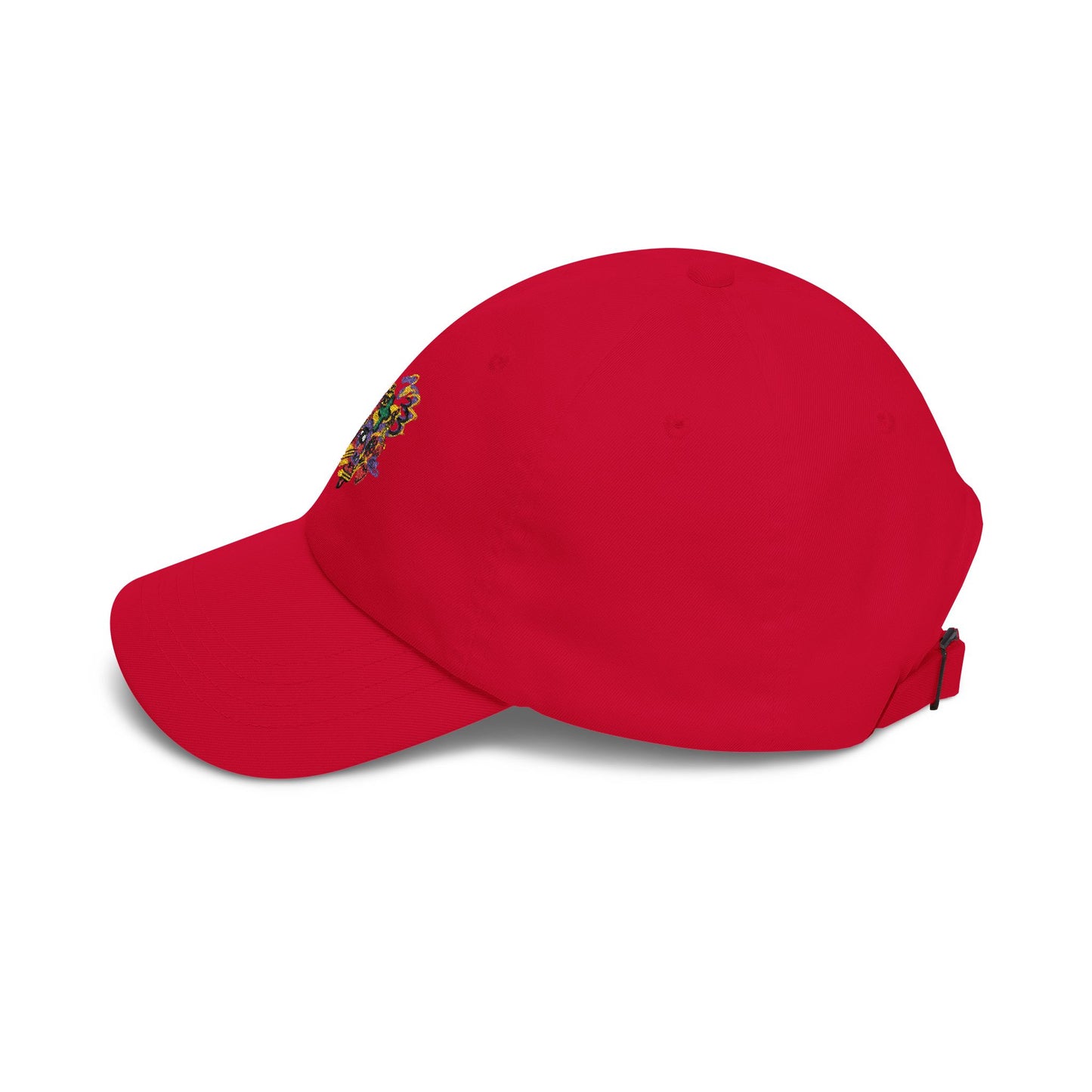 “Flower boi” Dad Cap — Colorful Floral Puzzle Embroidered Baseball Hat