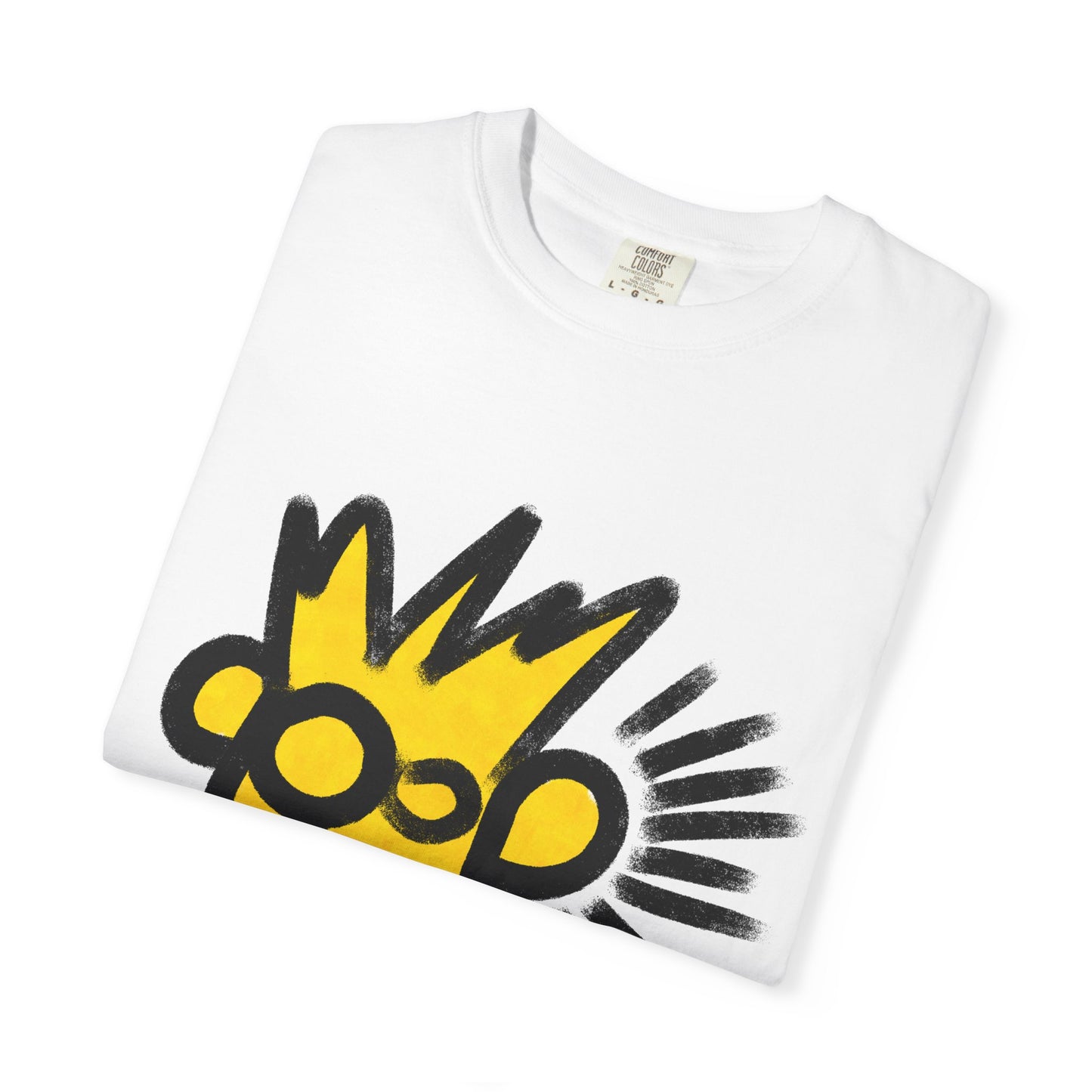 Abstract Yellow Monkey Graphic T-Shirt — Playful Streetwear Tee