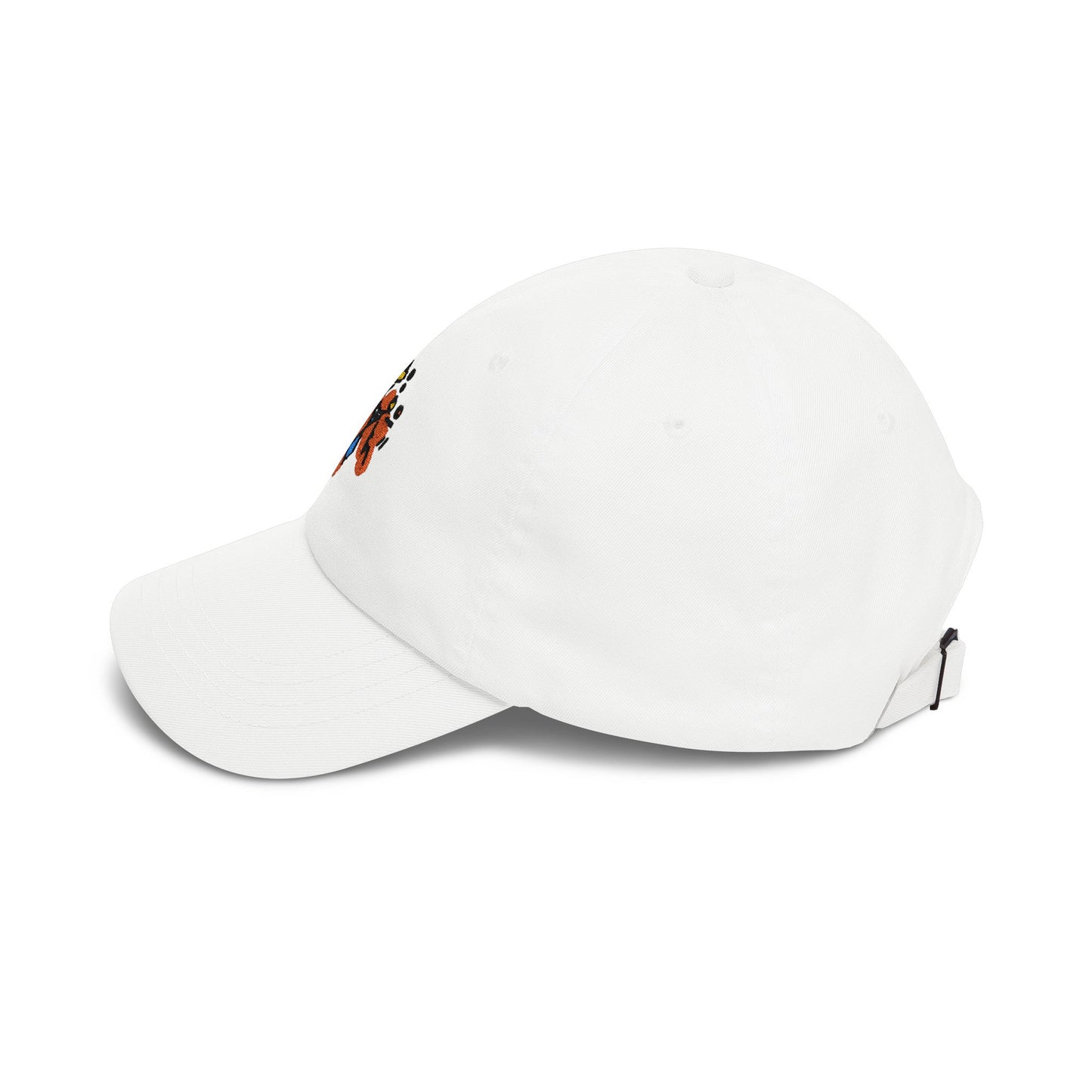 Classic Abstract Cap — Playful Crowned person Embroidered Hat