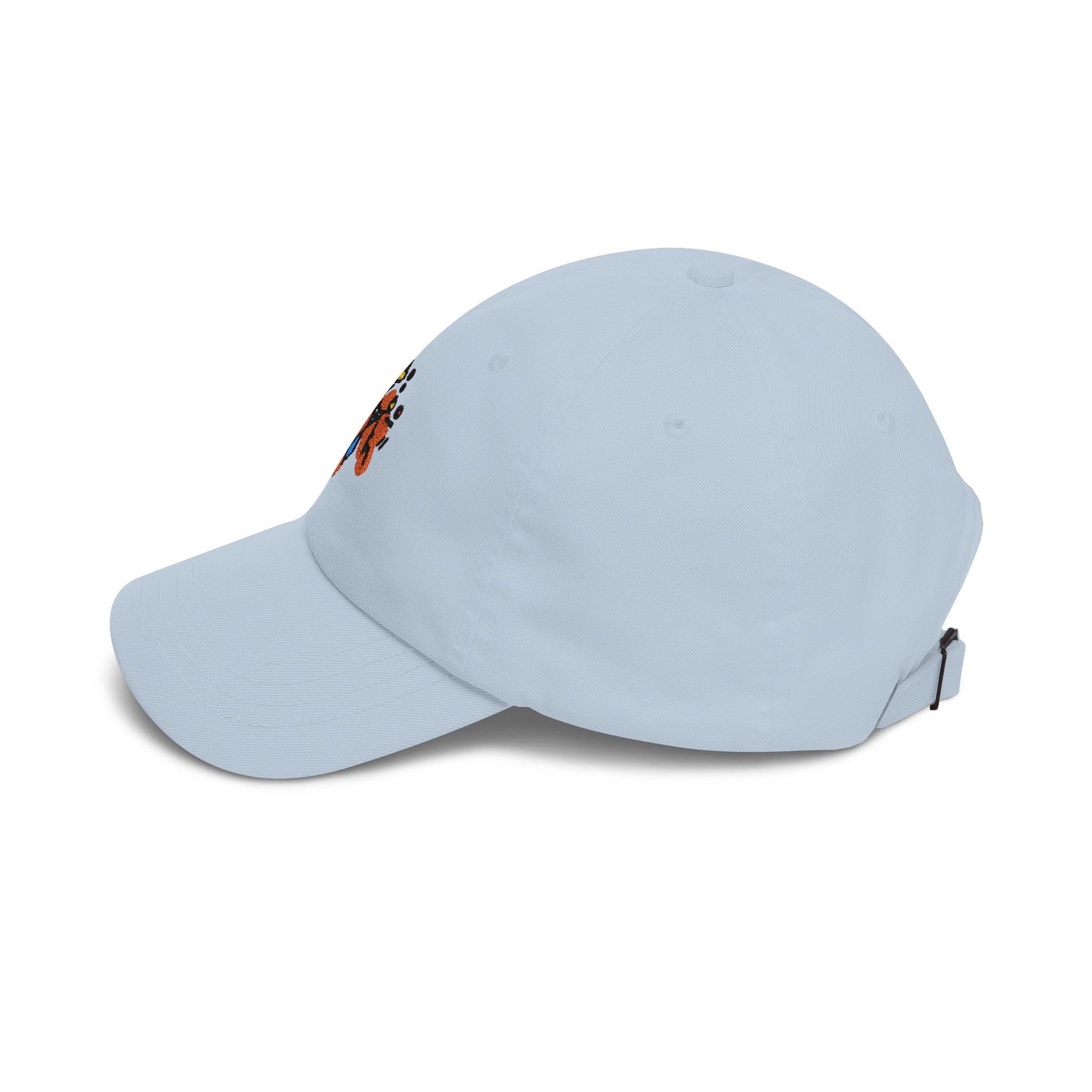 Classic Abstract Cap — Playful Crowned person Embroidered Hat