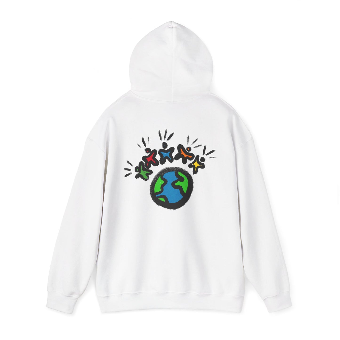 "Earth & Friends" MoDoBo Graphic Hoodie - Unity Planet Design