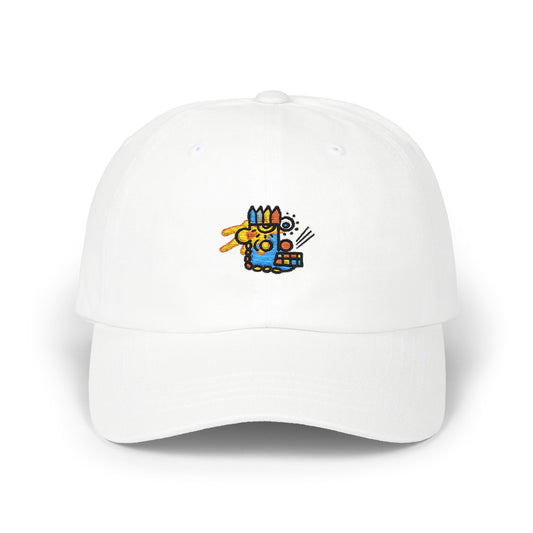 Dad Cap with Colorful Cartoon Skate Bunny Embroidery – Casual Baseball Hat for Kids & Teens